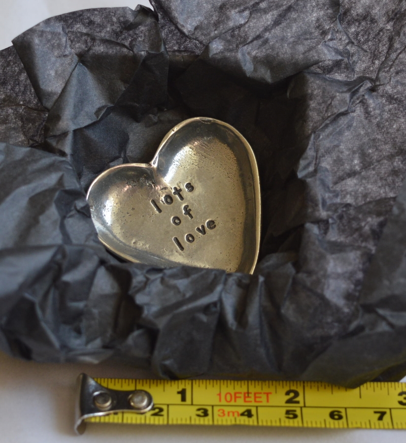 Pewter Lots of Love Trinket Tray