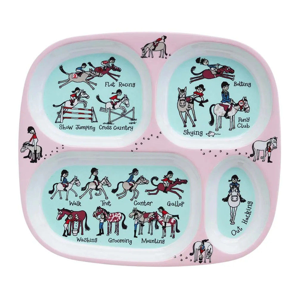 Tyrrell Katz Horse Divider Plates x 2