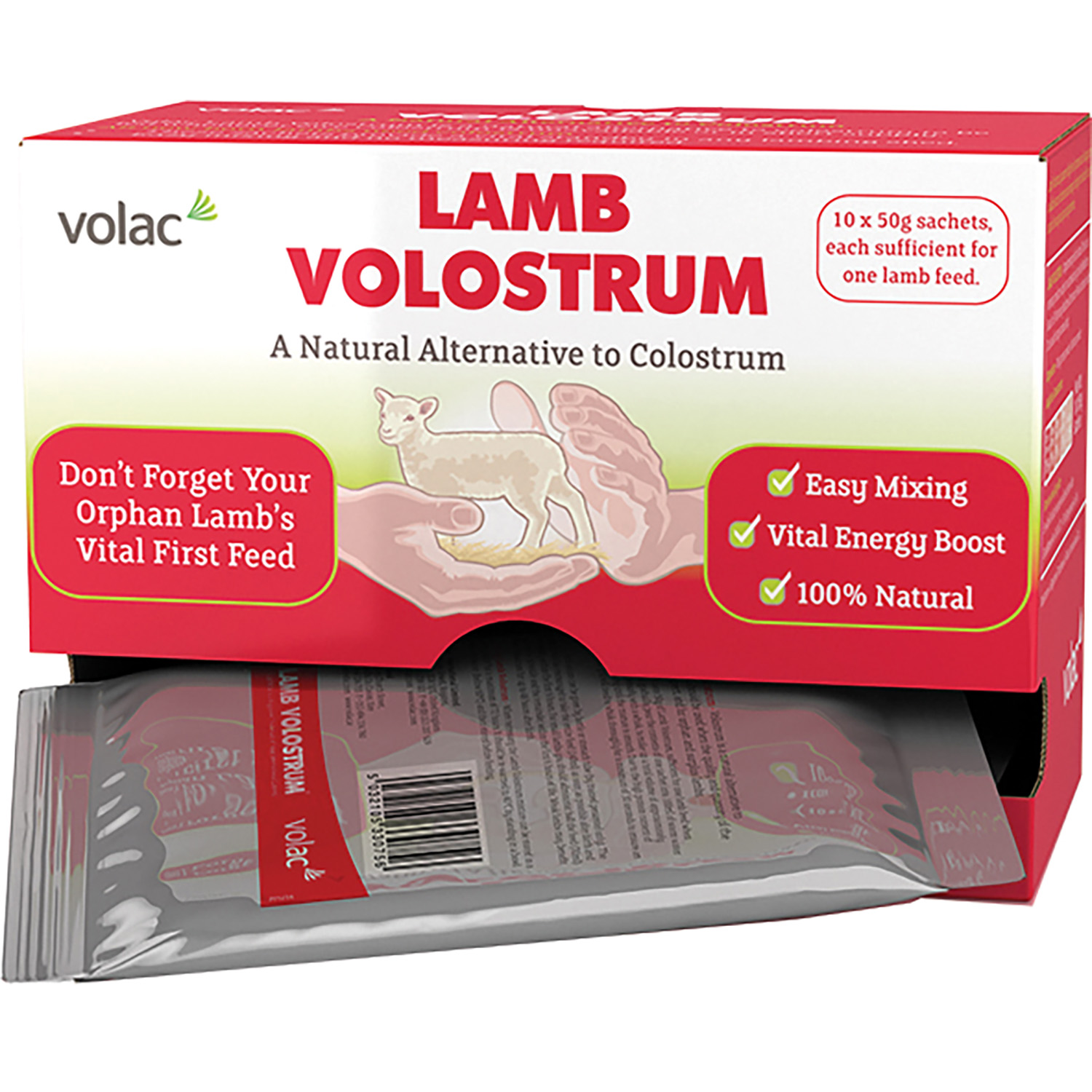 Volac Lamb Volostrum Colostrum Substitute 10 x 50g