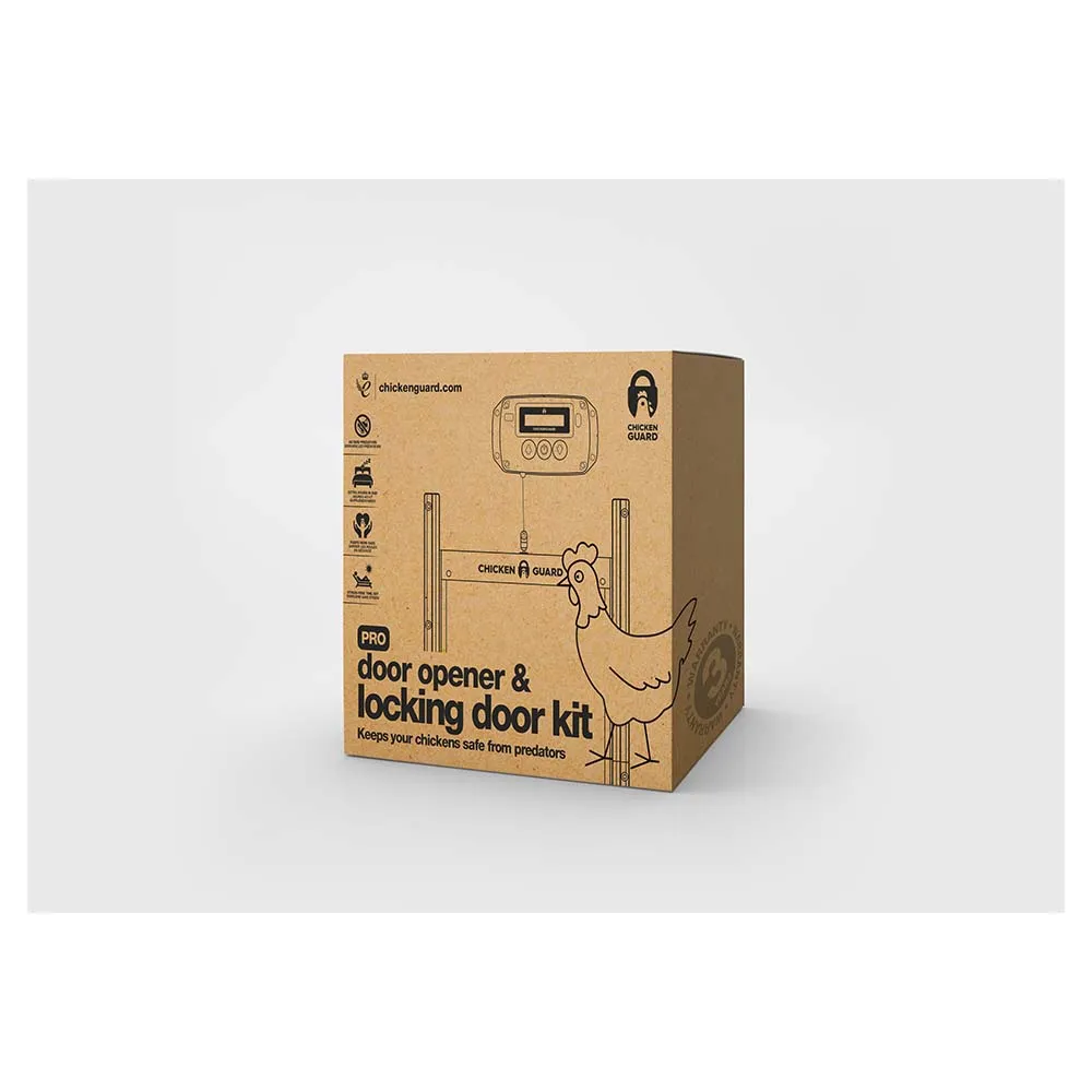 Chickenguard PRO Coop Door Opener & Locking Door Kit