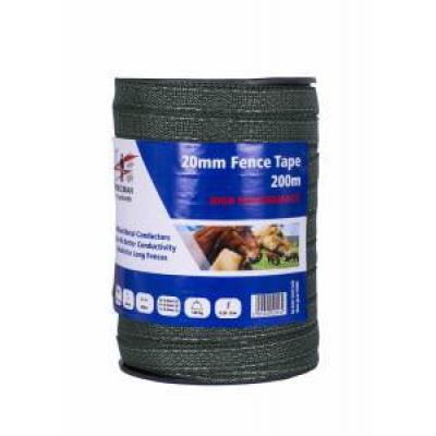 Fenceman Tape Green 20mm 200m High Performance