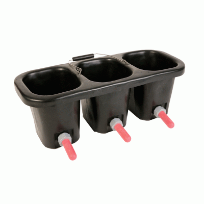 Calf Milk Feeder Triple Bucket