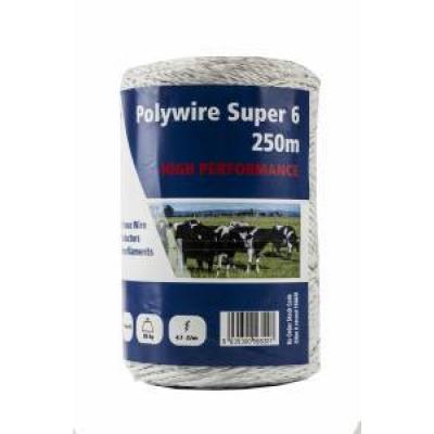 Fenceman Fencing Polywire Livestock 6 Strand 6 x 0.2mm 250m