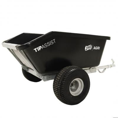 JFC ATV/RTV Tip assist Trailer 500kg Black