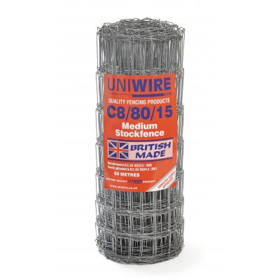 C8/80/15 Mild Steel Stock Fence - 100m