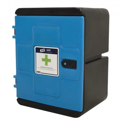 JFC Medi-Safe Storage Cabinet (Black and Blue) MS005