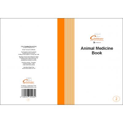Animal Medicine Record Book