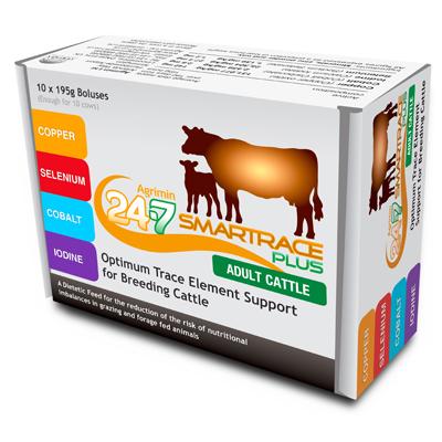 Agrimin 24-7 Smart Trace Plus Adult Cattle (with Copper) 10x195g