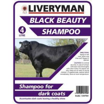 Liveryman Black Beauty Cattle Shampoo 4 Litre