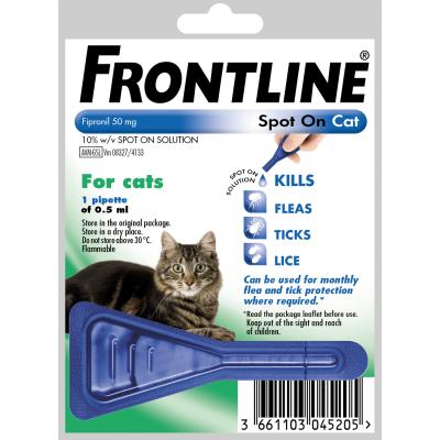Frontline Spot On for Cats - 1 Pipette