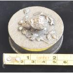 Pewter Hedgehog Trinket Box