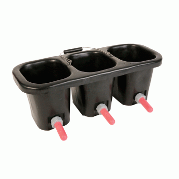 Calf Milk Feeder Triple Bucket