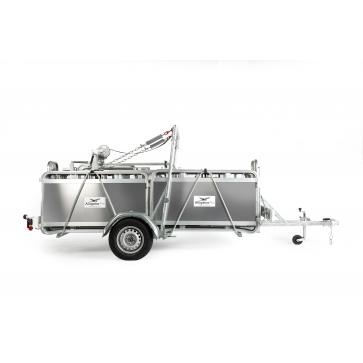 Alligator Pro 500 Trailer System with Manual Winch