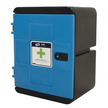 JFC Medi-Safe Storage Cabinet (Black and Blue) MS005_1